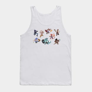 Cloak & Swagger Character Stickers Tank Top